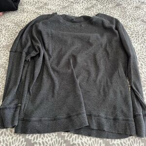 Oversized waffle knit